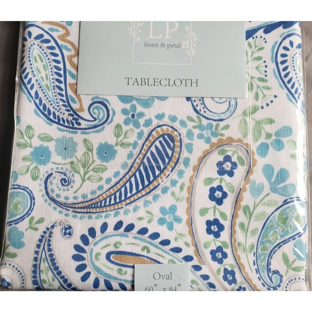 Fabric Indoor Printed Kitchen Tablecloth, 60